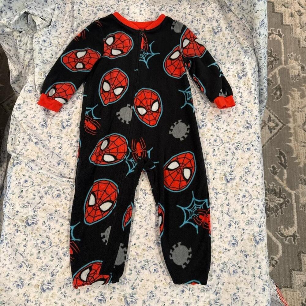 Marvel spider man fleece footless pajamas